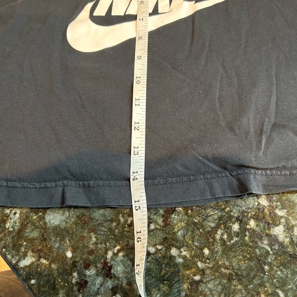 The Nike Tee cropped oversized cotton short sleeve T shirt. EUC. Soft & stretchy - Picture 8 of 8